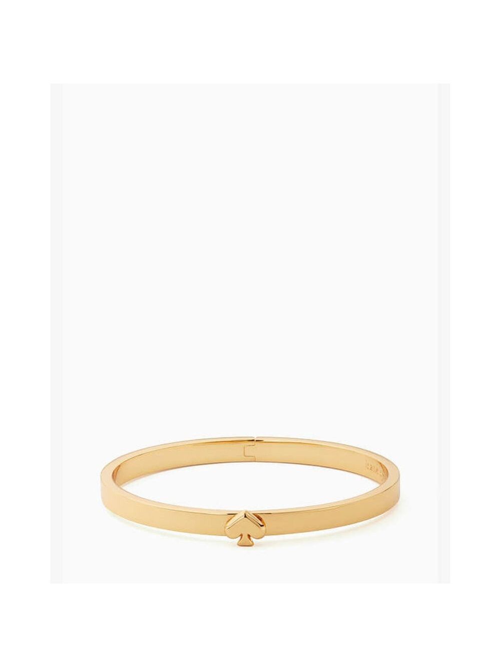 Kate Spade New York Gold Tone Spade Bangle Bracelet One Size